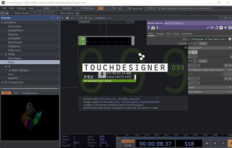 Derivative TouchDesigner Pro 2023.12120